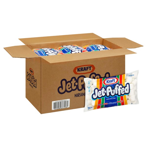 Jet-Puffed Jet-Puffed Regular White Marshmallows 1lbs Bag, PK12 10600699661161 - main